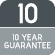 10 Year Guarantee Icon 55x55